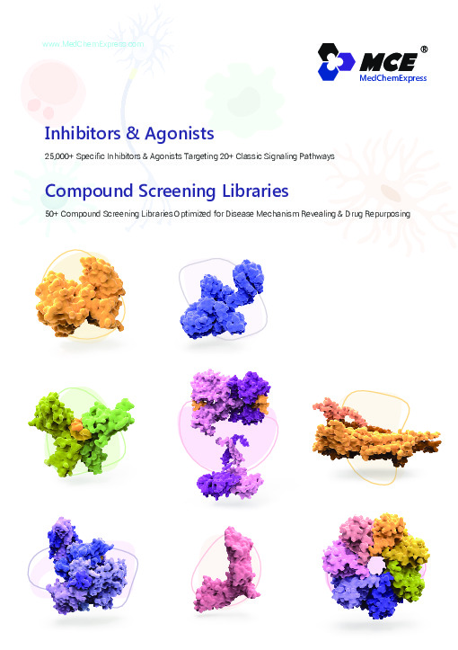 Image du document pdf : MCE Inhibitors & Agonists & Compound libraries(1)_compressed (1)  