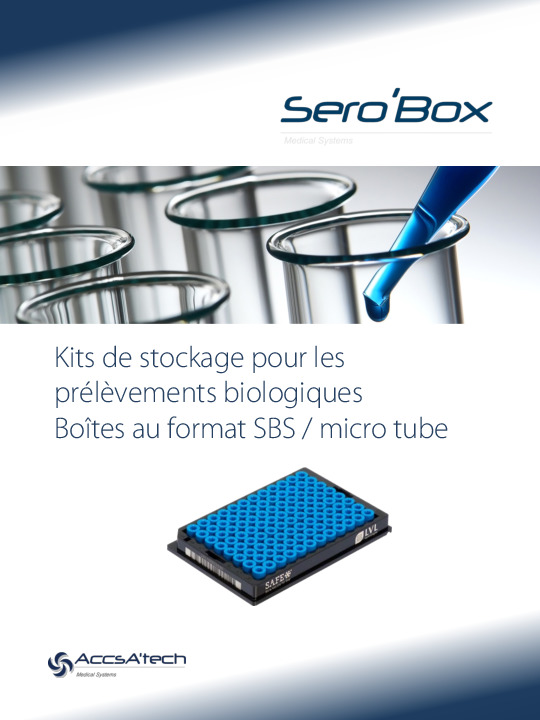 Image du document pdf : Kit de stockage prélèvement pour boîte format SBS / micro tubes 2D  