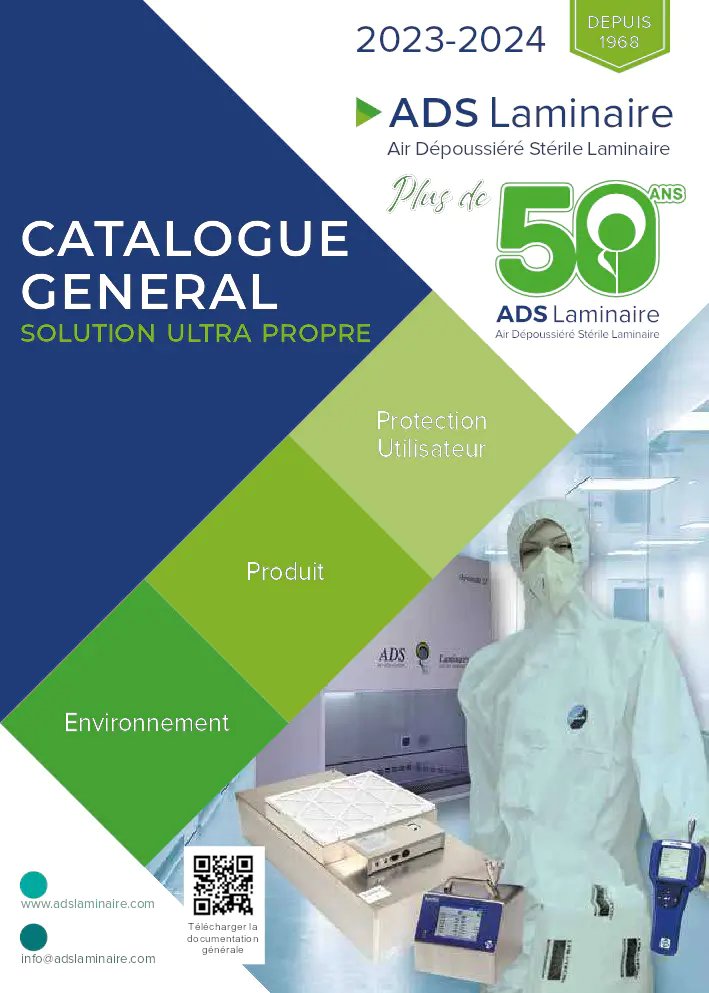 Image du document pdf : catalogue général solutions ultra propres ad s laminaire 2023-2024  